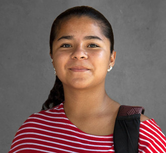 Portrait of Maria Fernanda, 16-year-old activist