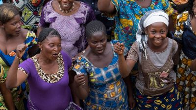 African women cheer for their rights