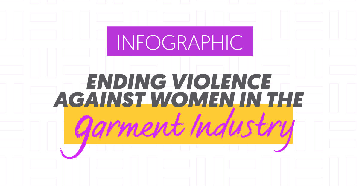 Violence in the Garment Industry Infographic Global Fund for Women