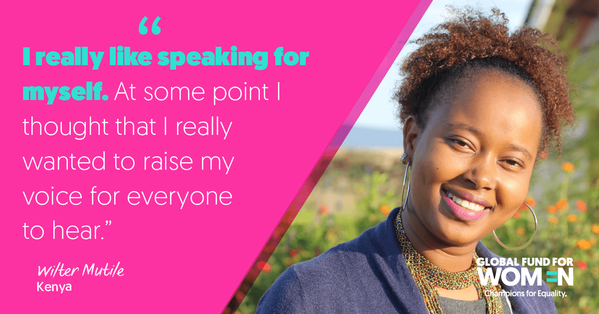 “I really like speaking for myself. At some point I thought that I really wanted to raise my voice for everyone to hear.” –Wilter Mutile, Fortress of Hope, Kenya